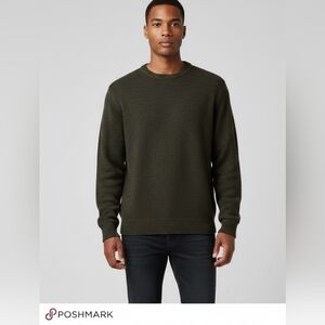 VINTAGE Robert Banks 100% Merino Wool Heavyweight Forest Green Sweater - Men's L